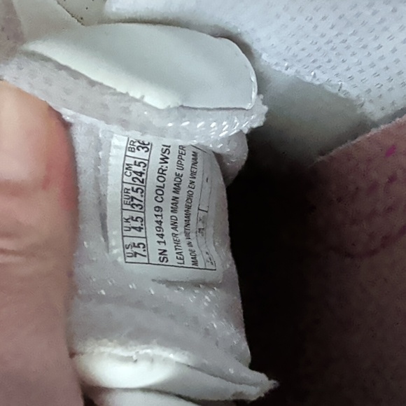 Skechers White Slip-On Sneakers with Pink Insole Accents - Picture 8 of 8